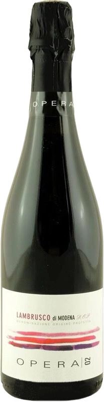 Игристое вино Ca' Montanari, "Opera 02" Amabile, Lambrusco di Modena DOP