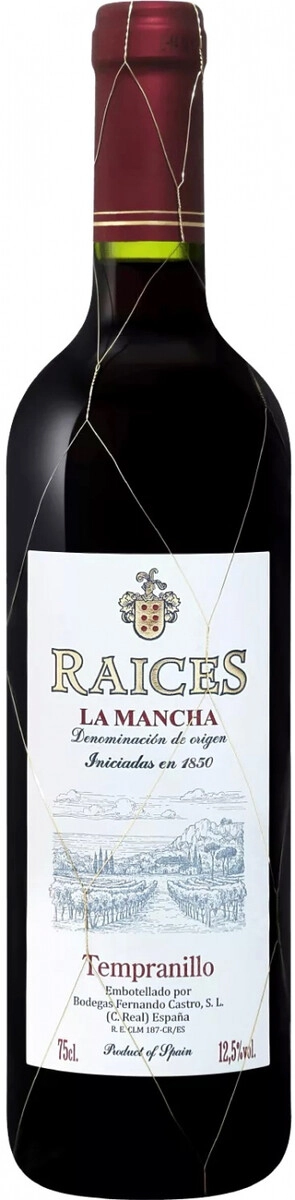 Вино "Raices" Tempranillo, La Mancha DO