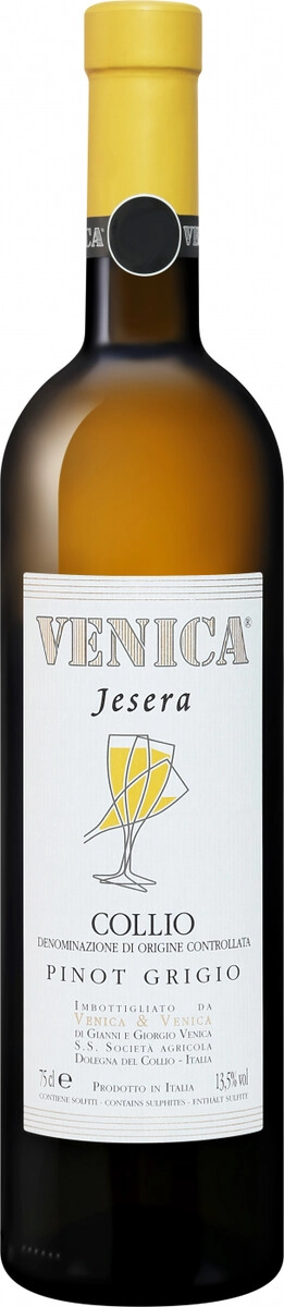 Вино Venica & Venica, "Jesera" Pinot Grigio, Collio DOC