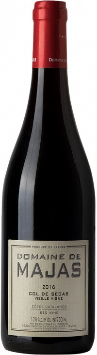 Вино Domaine de Majas, "Col de Segas" Vieille Vigne, Cotes Catalanes IGP