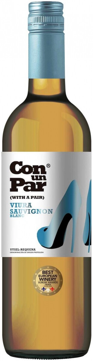 Вино Vicente Gandia, "Con un Par" Viura-Sauvignon Blanc, Utiel-Requena DOP