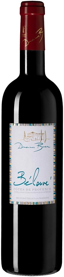 Вино Cotes de Provence AOC, "Belouve" Rouge