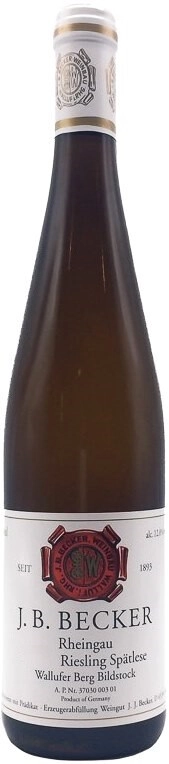 Вино J. B. Becker, Riesling Spatlese "Wallufer Berg Bildstock"