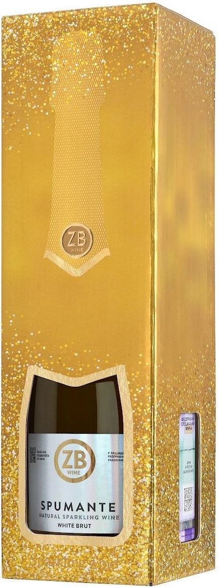 Игристое вино Zolotaya Balka, "ZB Wine" Spumante White Brut