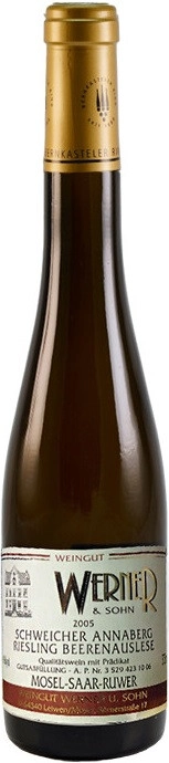 Вино Weingut Werner & Sohn, "Schweicher Annaberg" Riesling Beerenauslese