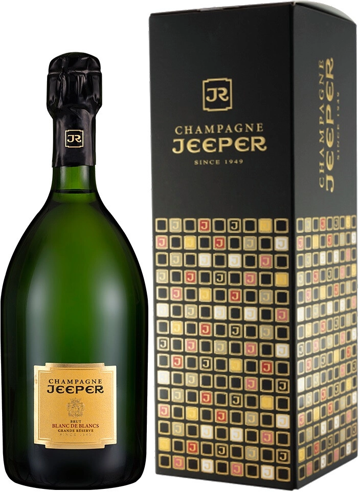 Шампанское Champagne Jeeper, Blanc de Blancs Grand Reserve Brut, Champagne AOC