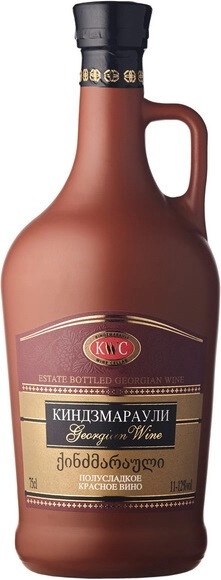 Вино KWC, "Sakhli" Kindzmarauli, ceramic jug