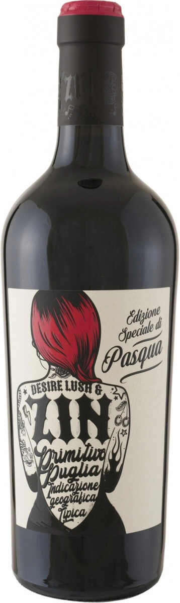 Вино Pasqua, "Desire Lush & Zin" Primitivo, Puglia IGT