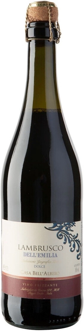 Игристое вино "Casa Bell'Albero" Lambrusco dell'Emilia IGT Rosso Dolce