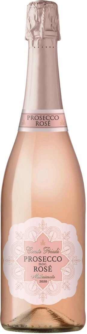Игристое вино "Conte Priuli" Prosecco Rose Millesimato Extra Dry DOC