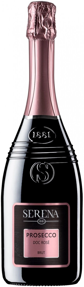 Игристое вино "Serena 1881" Prosecco DOC Rose Brut