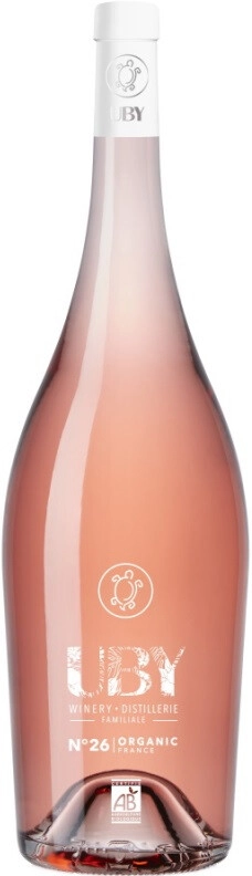 Вино "Uby" №26 Organic Rose, Cotes de Gascogne IGP