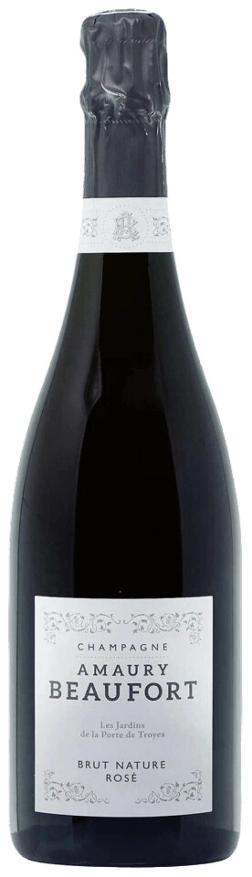 Шампанское Domaine Amaury Beaufort, "Les Jardins de La Porte de Troyes" Brut Nature Rose, Champagne AOC