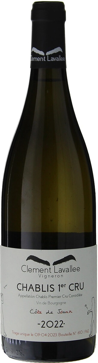 Вино Clement Lavallee, Chablis Premier Cru "Cote de Jouan" AOC