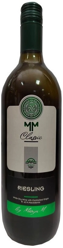 Вино Tikves, "MM" Classic Riesling