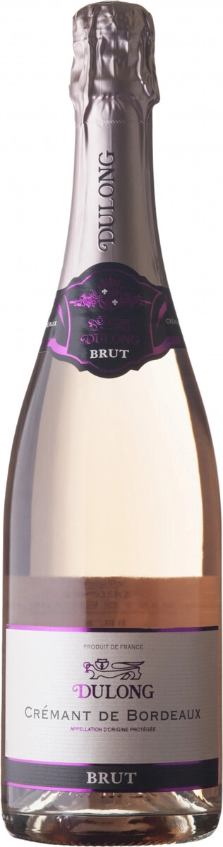 Игристое вино Dulong, Cremant de Bordeaux AOP Brut Rose