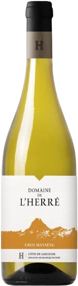 Вино Domaine de l'Herre, Gros Manseng, Cotes de Gascogne IGP