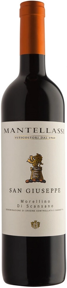 Вино Mantellassi, "San Giuseppe", Morellino di Scansano DOCG