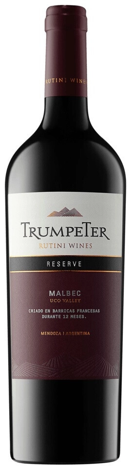 Вино Rutini, "Trumpeter" Malbec Reserve