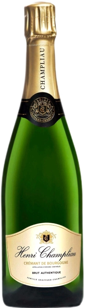 Игристое вино Henri Champliau, Brut Authentic, Cremant de Bourgogne AOC