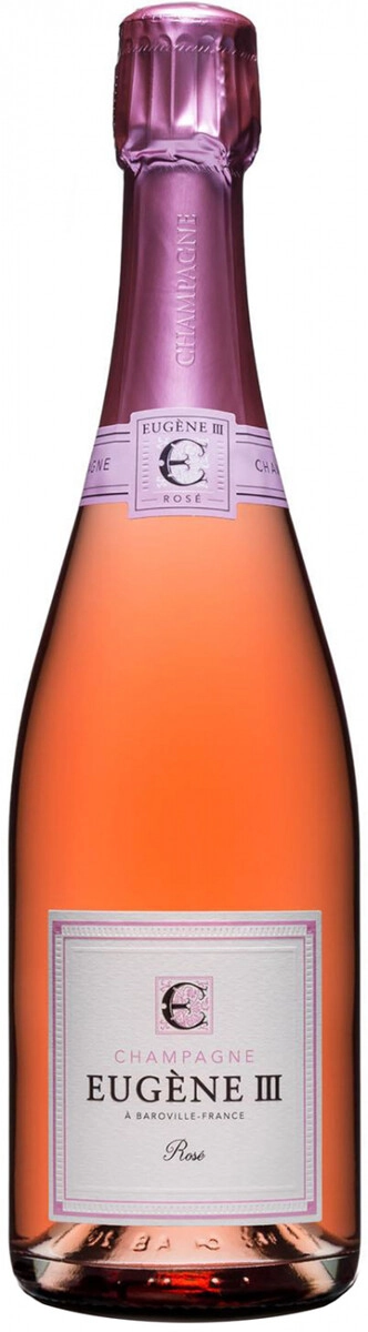 Шампанское "Eugene III" Rose Brut, Champagne AOC