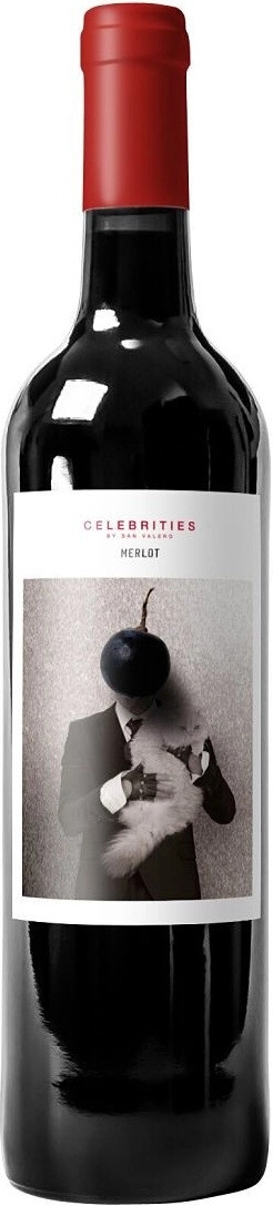 Вино Bodegas San Valero, "Celebrities" Merlot, Carinena DOP