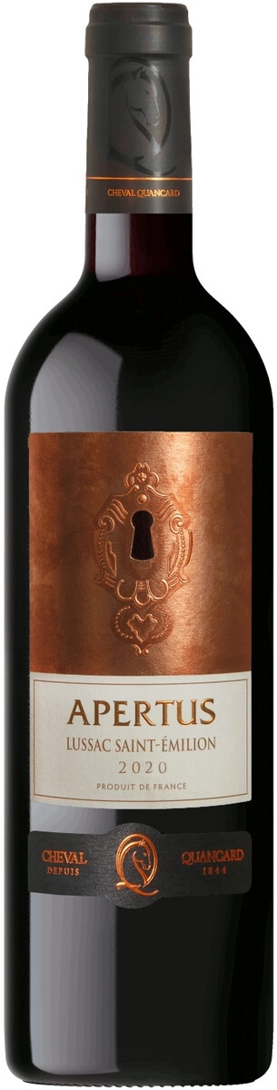 Вино Cheval Quancard, "Apertus" Lussac Saint-Emilion AOC