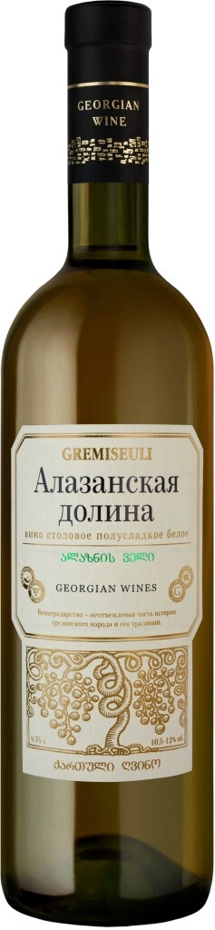 Вино Georgian Wine House, "Gremiseuli" Alazani Valley White