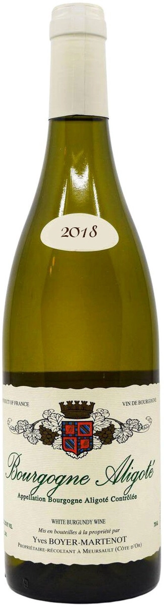 Вино Yves Boyer-Martenot, Bourgogne Blanc AOC Aligote