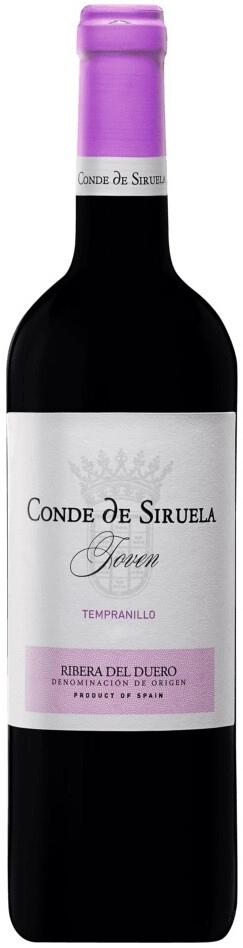 Вино "Conde de Siruela" Joven, Ribera del Duero DO