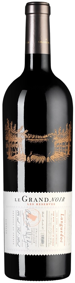 Вино "Le Grand Noir" Les Reserves Rouge, Languedoc AOP