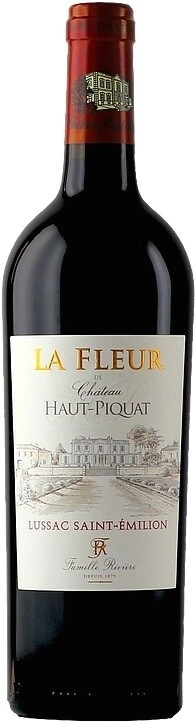Вино "La Fleur de Chateau Haut Piquat", Lussac Saint-Emilion AOC
