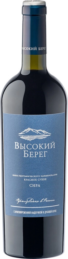 Вино "Высокий Берег" Сира