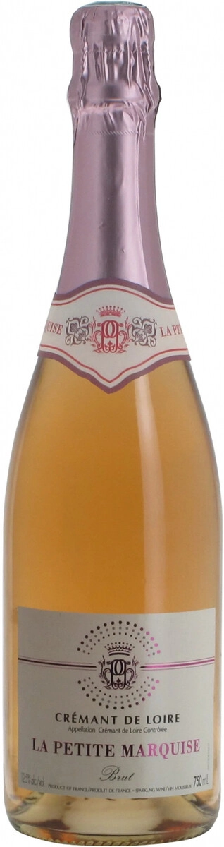 Игристое вино "La Petite Marquise" Cremant de Loire AOC Rose Brut