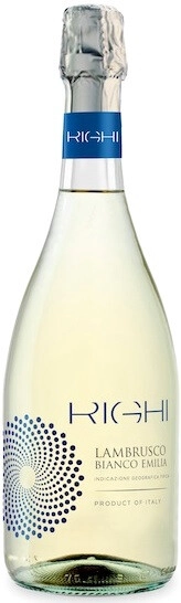 Игристое вино Righi, Lambrusco Bianco, Emilia IGT