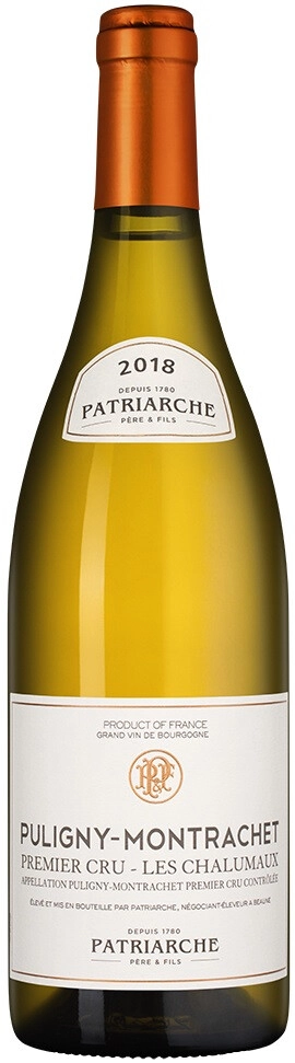 Вино Patriarche, Puligny-Montrachet 1-er Cru "Les Chalumaux" AOC