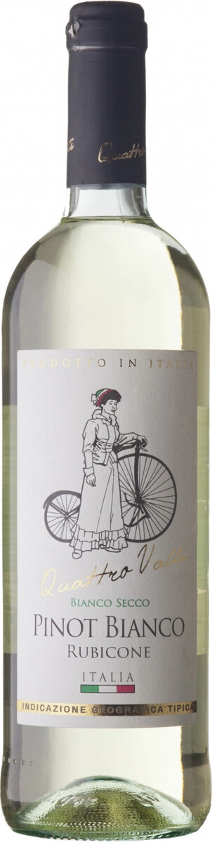 Вино "Quattro Valli" Pinot Bianco, Rubicone IGT