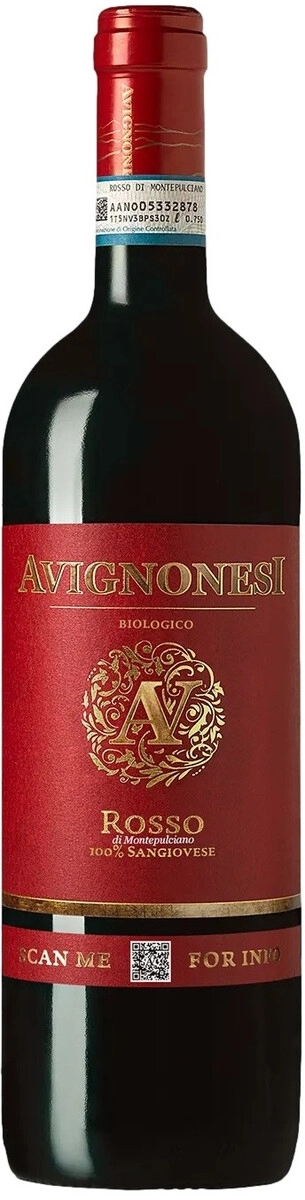 Вино Avignonesi, Rosso di Montepulciano, Toscana DOC