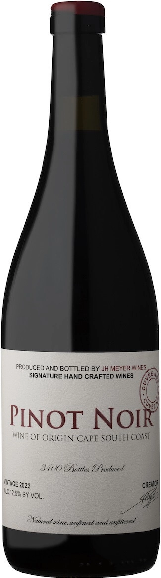 Вино JH Meyer Wines, "Cuvee NOS" Pinot Noir, Cape South Coast WO