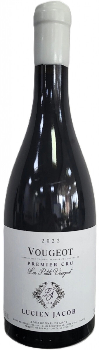 Вино Lucien Jacob, Vougeot Premier Cru "Les Petits Vougeots" AOC