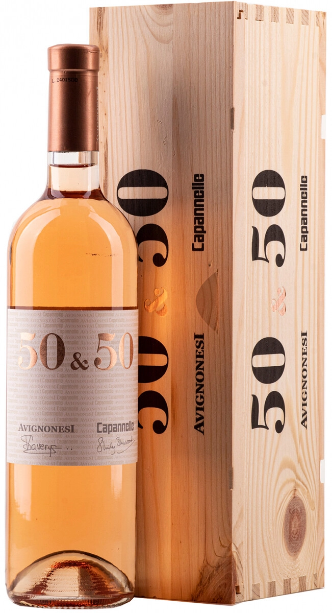 Вино Avignonesi-Capannelle, "50 & 50" Rose, Toscana IGT