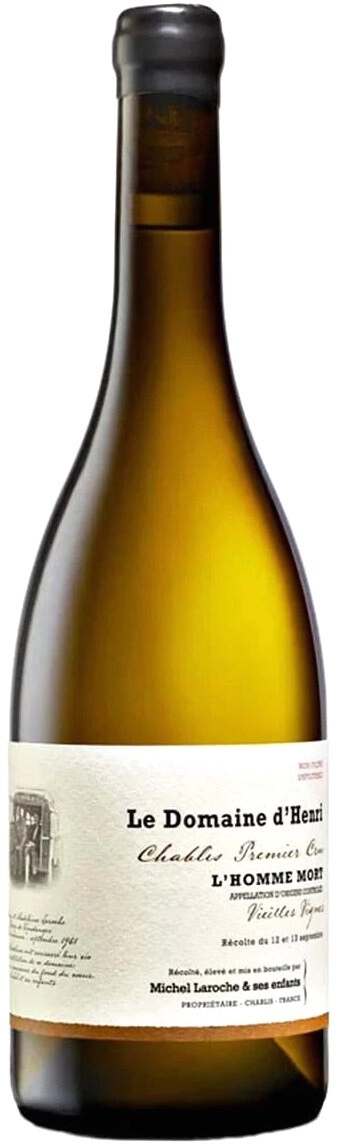 Вино Le Domaine d'Henri, Chablis 1er Cru "l'Homme Mort" Vieilles Vignes AOC