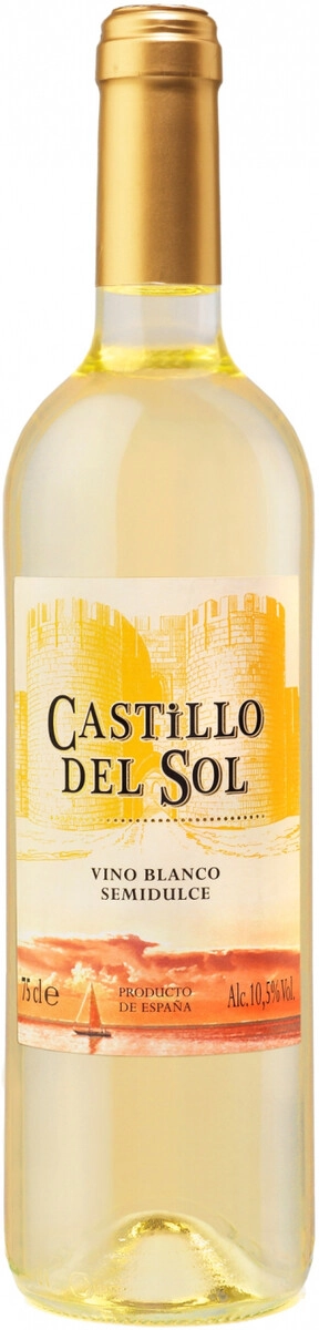 Вино "Castillo del Sol" Blanco Semidulce