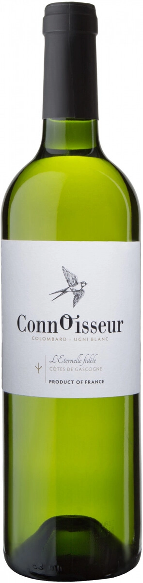 Вино Connoisseur, "L'Eternelle Fidele" Colombard-Ugni Blanc, Cotes de Gascogne IGP