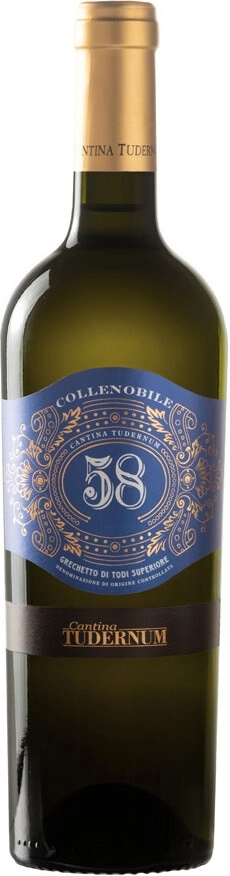 Вино Cantina Tudernum, "Collenobile" Grechetto di Todi Superiore DOC, Modern Label