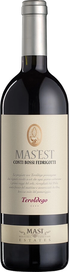 Вино Masi, Bossi Fedrigotti, "Mas'est" Teroldego, Vigneti delle Dolomiti IGT