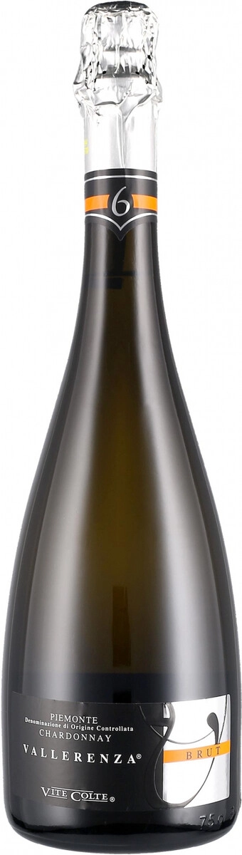 Игристое вино Vite Colte, "Vallerenza" Chardonnay Brut, Piemonte DOC