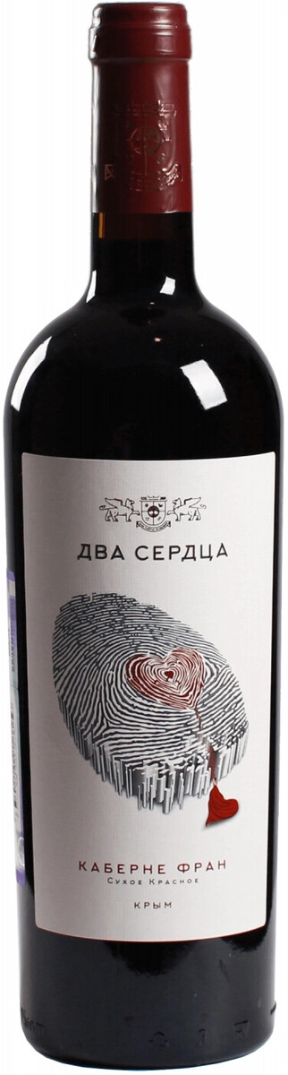 Вино "Два Сердца" Каберне Фран