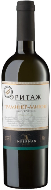 Вино Инкерман, "Эритаж" Траминер-Алиготе Классическое
