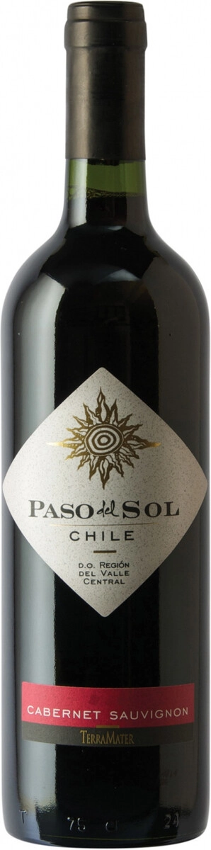 Вино TerraMater, "Paso Del Sol" Cabernet Sauvignon